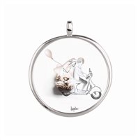 Pendentif Oro, Argento Virgola Femme Medals in Argent VJ0011 - VJ0011